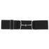 Ellany Black Silver Snaffle Elastic Ladies Belt